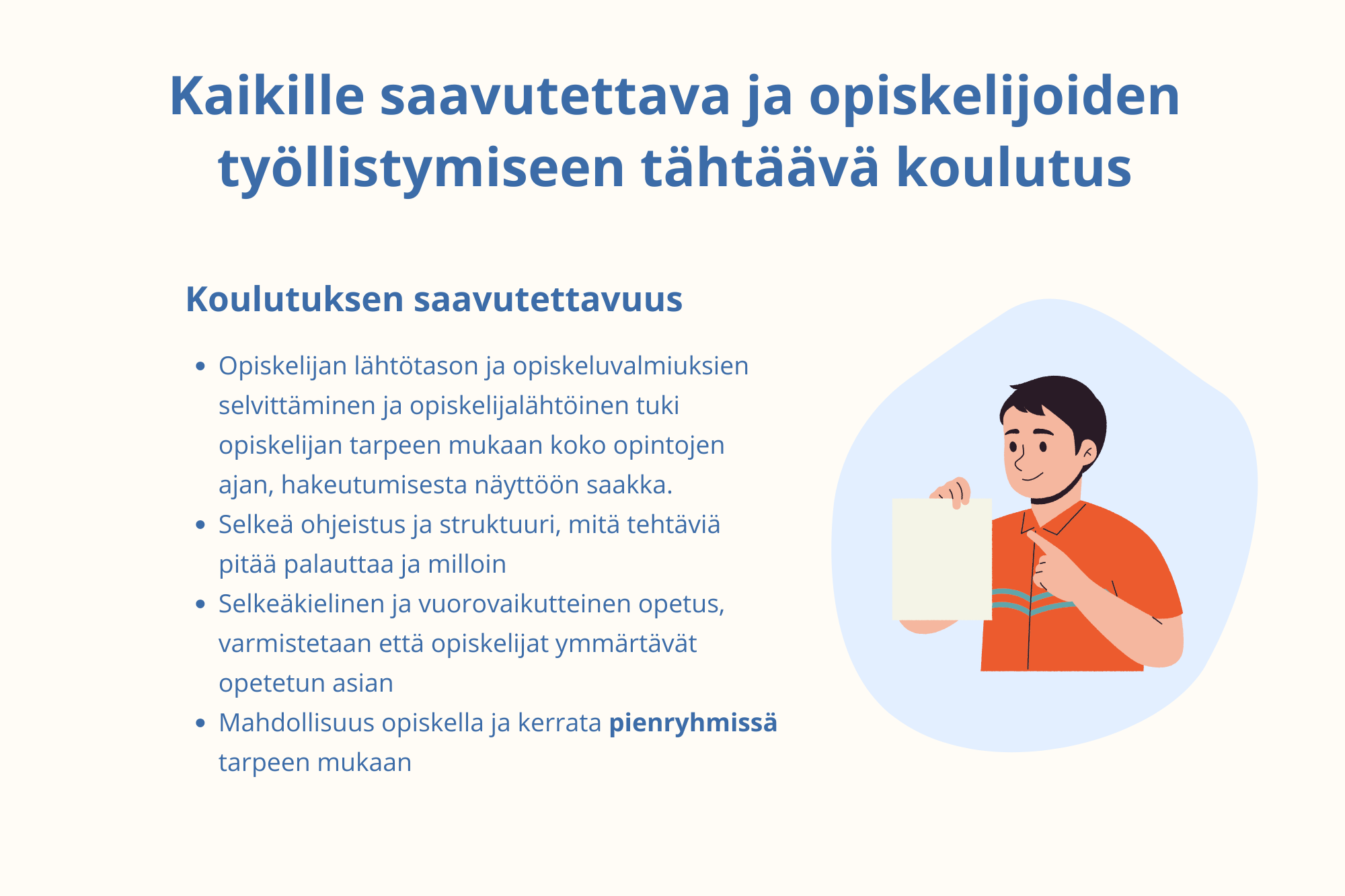 Saavutettavuus Ja Vahvuusperusteinen Oppiminen Taitotalo